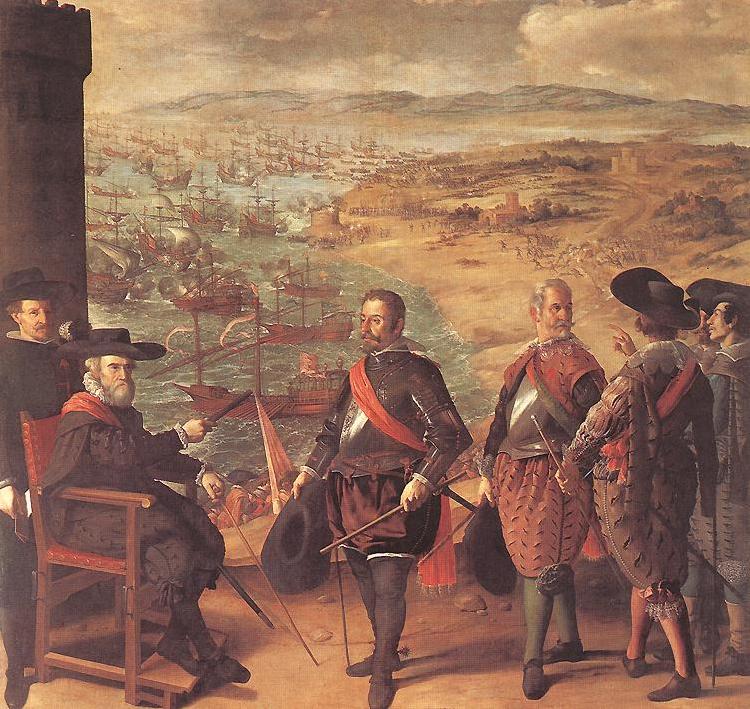 ZURBARAN  Francisco de Defence of Cadiz against the English France oil painting art